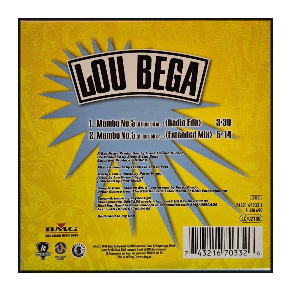 Lou Bega: Mambo No. 5 ( A Little Bit Of )