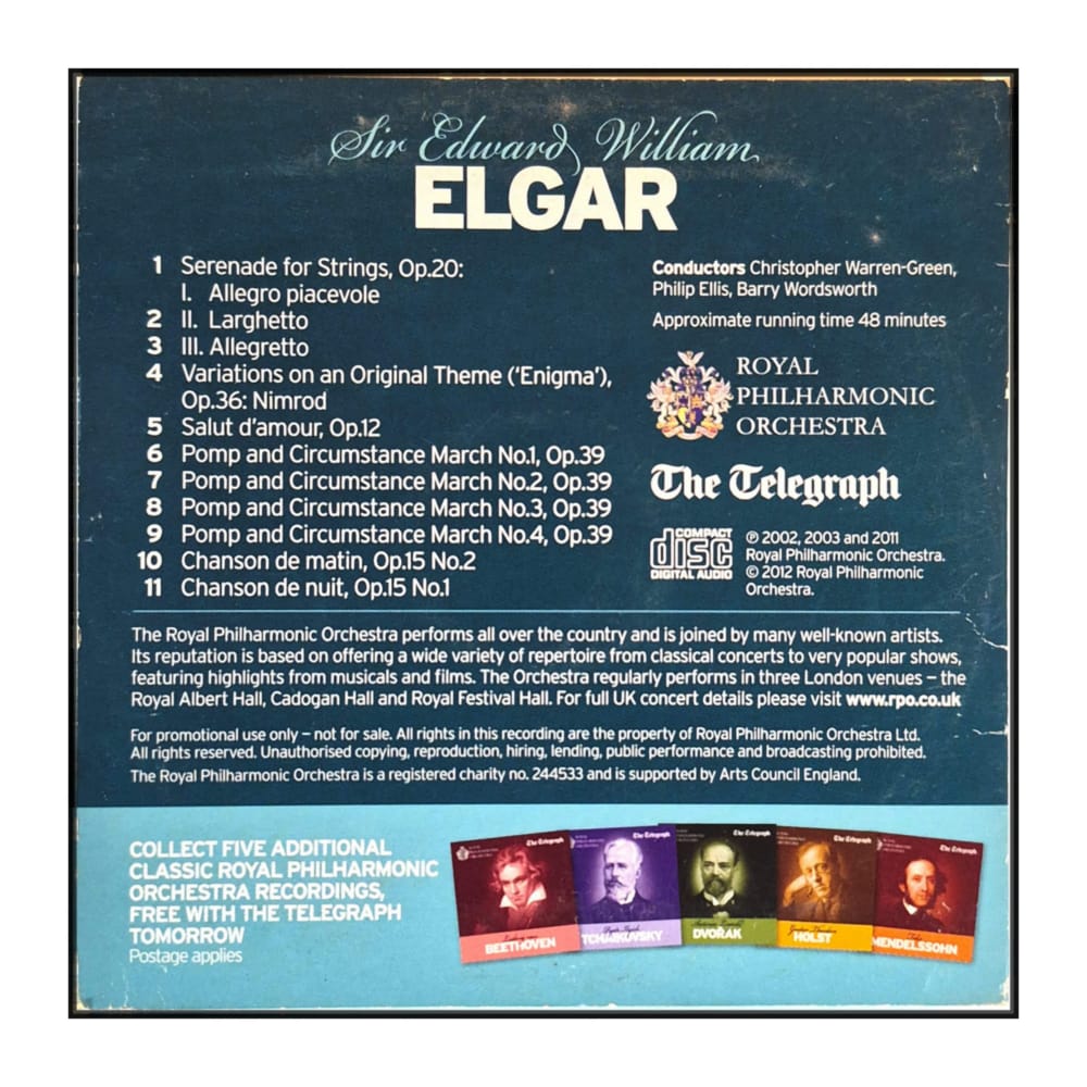 Royal Philharmonic Orchestra: Sir Edward William Elgar