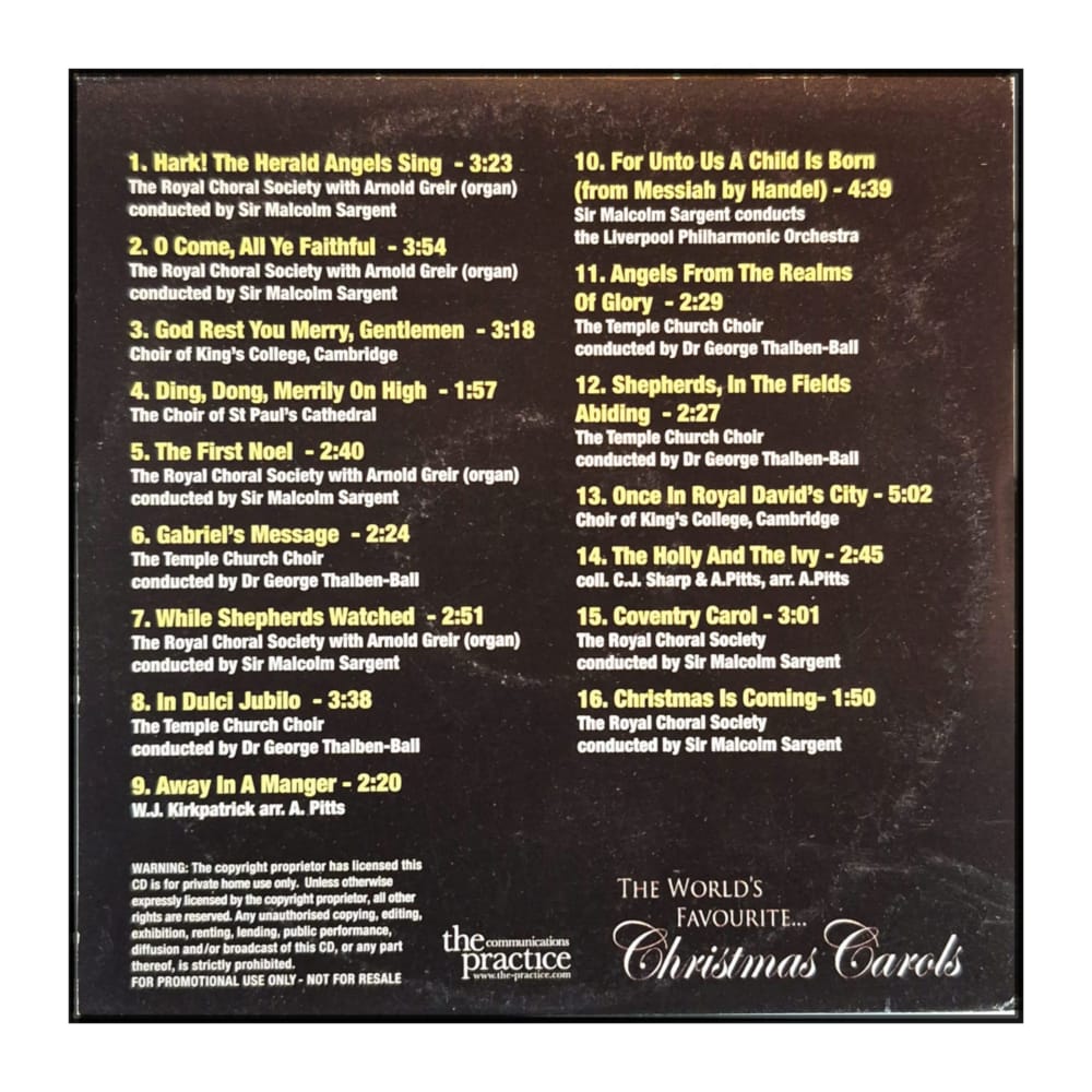 Daily Mail: The World'S Favourite Christmas Carols