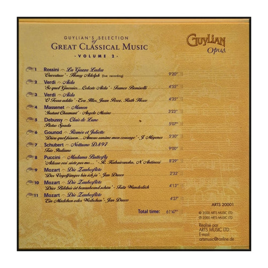 Guylian'S Selection Of Great Classical Music V2
