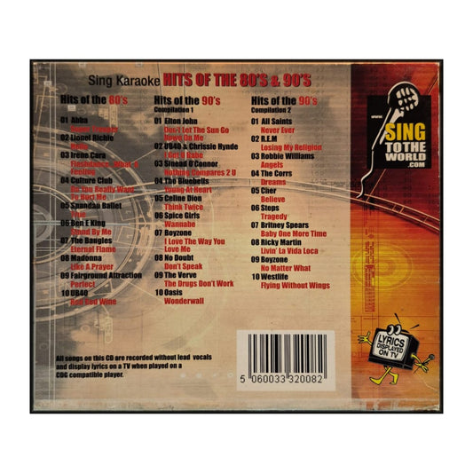 Sing To The World: Hits Of The 1980S & 1990S