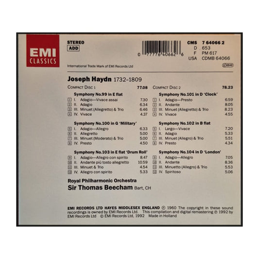 Joseph Haydn: 'London' Symphonies Nos.99-104