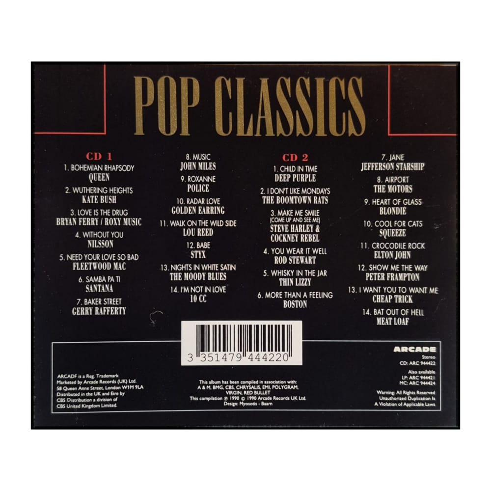 Pop Classics: 20 Classic Tracks