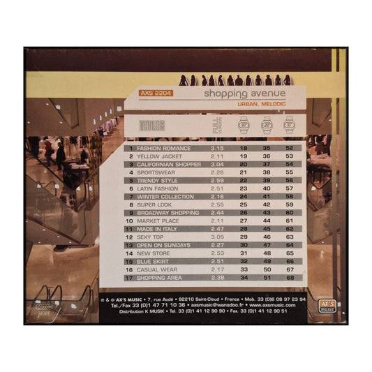 Axs 2204: Shopping Avenue