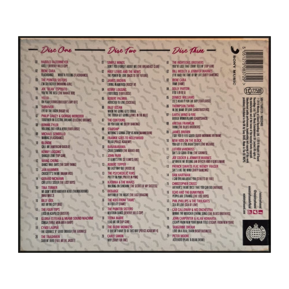 Ministry Of Sound: 1980S Blockbusters
