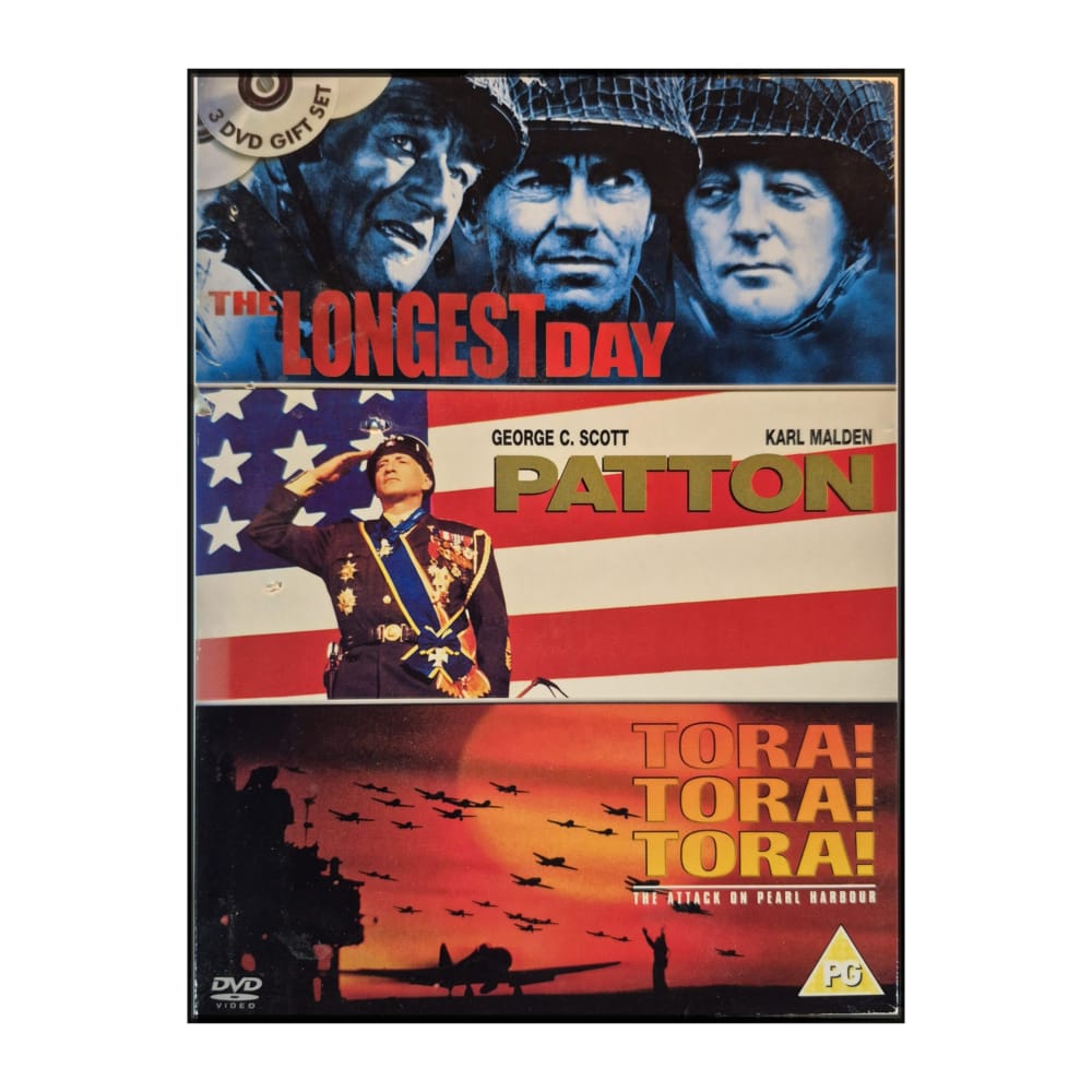 The Longest Day + Patton + Tora Tora Tora