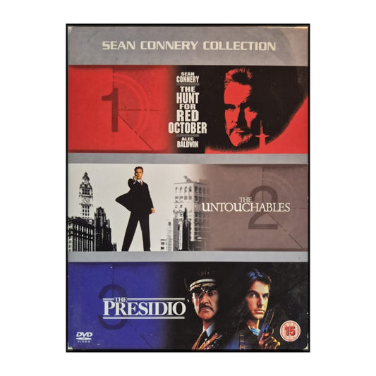 Sean Connery: The Hunt For Red October + The Untouchables + The Presidio