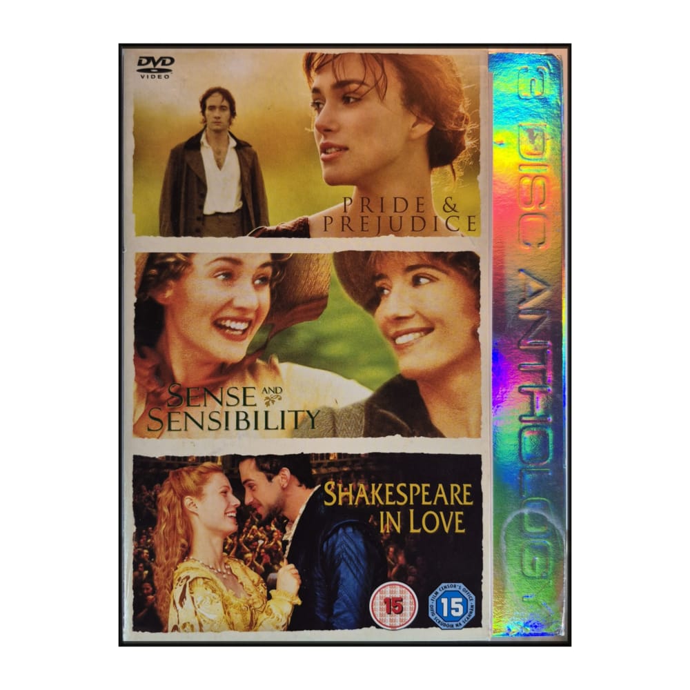 Pride & Prejudice + Sense & Sensibility + Shakespeare In Love