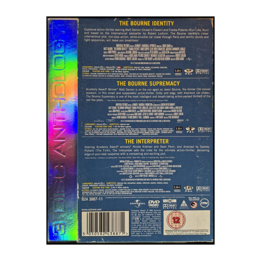 Jason Bourne: Identity +  Supremacy + The Interpreter
