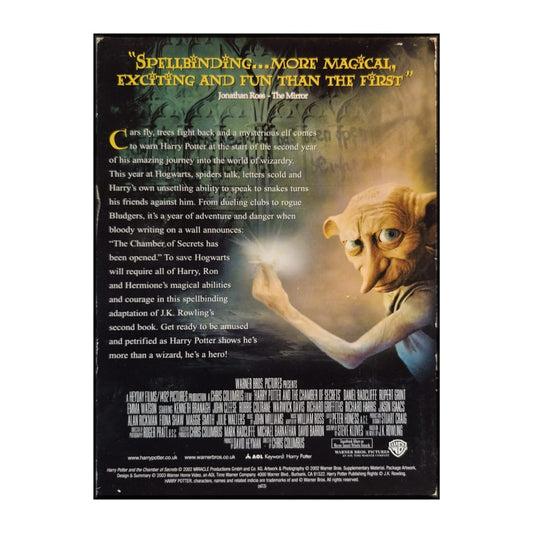 Harry Potter And The Chamber Of Secrets