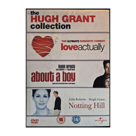 Hugh Grant: Love Actually + About A Boy + Notting Hill