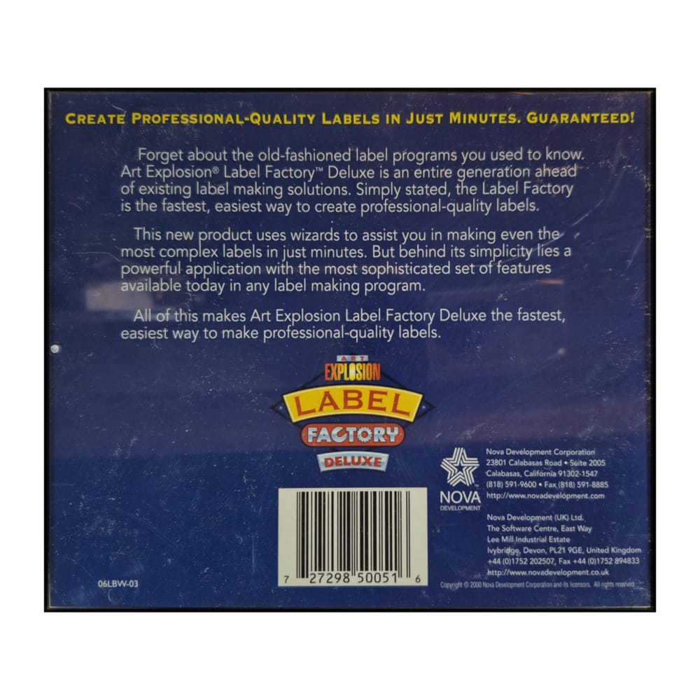Art Explosion: Label Factory Deluxe