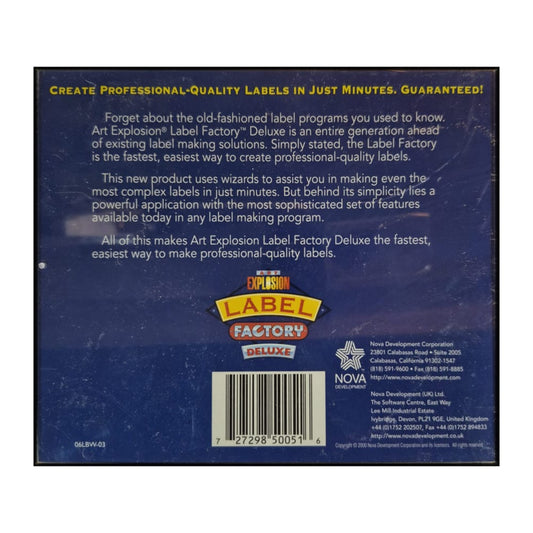 Art Explosion: Label Factory Deluxe