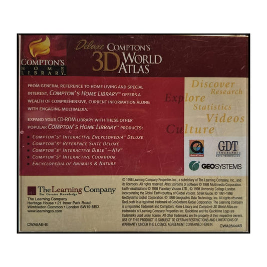 Compton'S 3D World Atlas