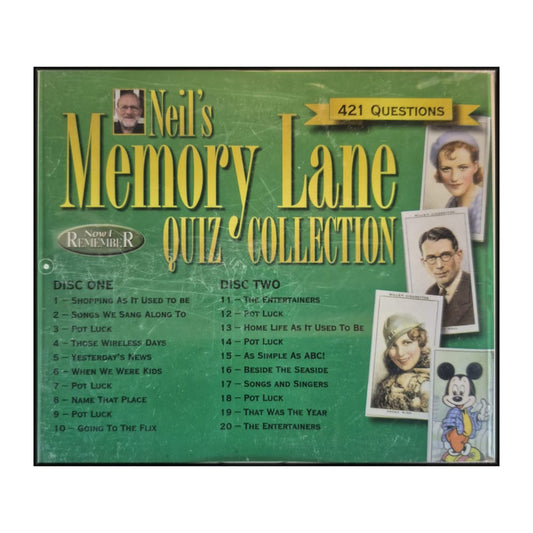 Nell'S Memory Lane Quiz Collection