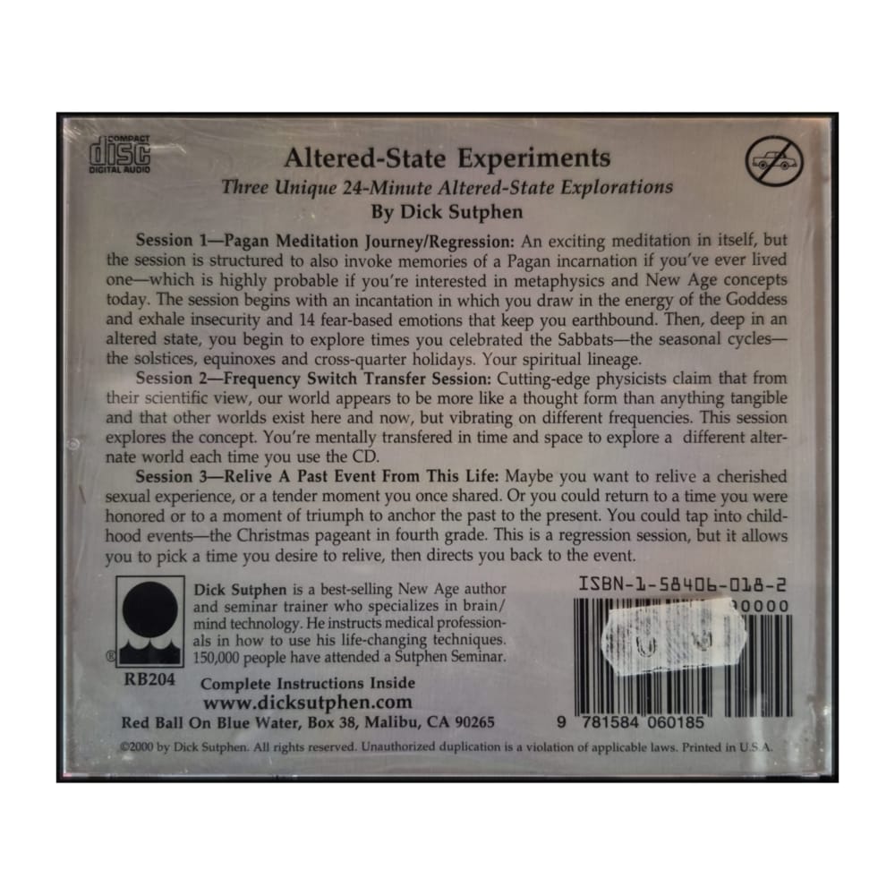 Dick Sutphen: 3 Altered-State Experiments