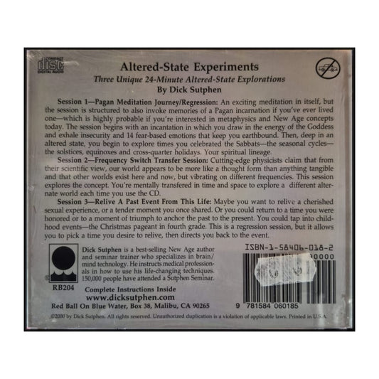 Dick Sutphen: 3 Altered-State Experiments