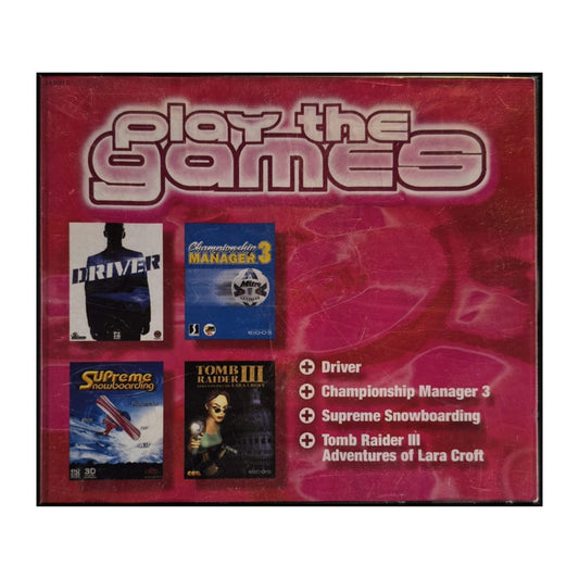 Driver + Championship Manager 3 + Supreme Snowboarding + Tomb Raider 3: Adventures Of Lara Croft