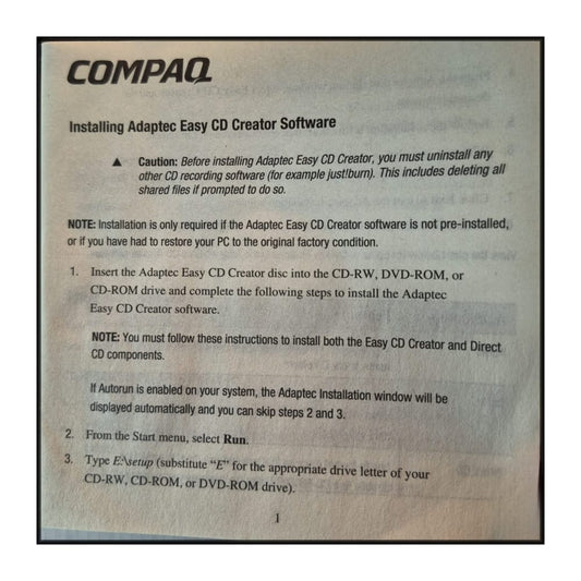 Adaptec Easy Cd Creator