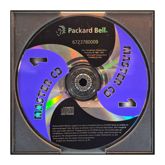 Packard Bell Master Cd Disc-1-2