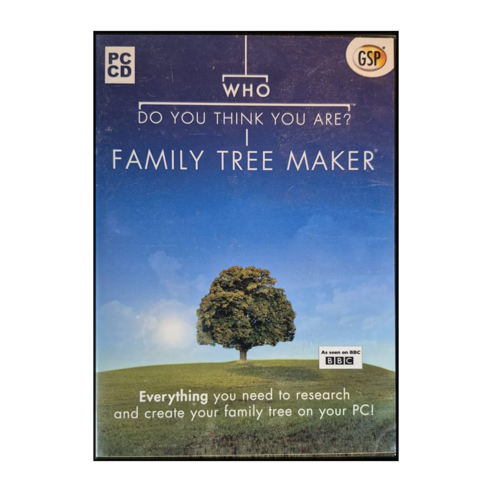 Who Do You Think You Are? Family Tree Maker