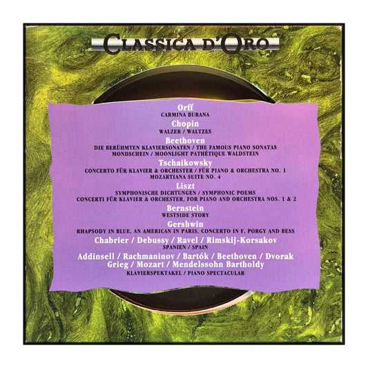 Classica D'Oro: Great Piano Masterworks & Programmatic Music