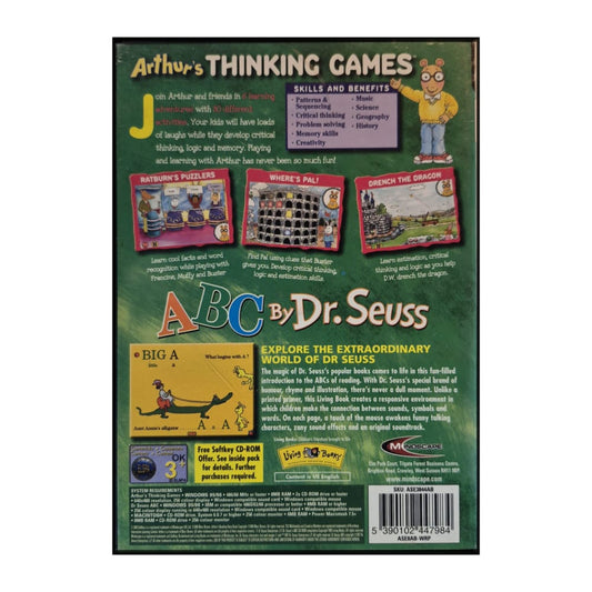 Arthur'S Thinking Games + Dr. Seuss: Abc