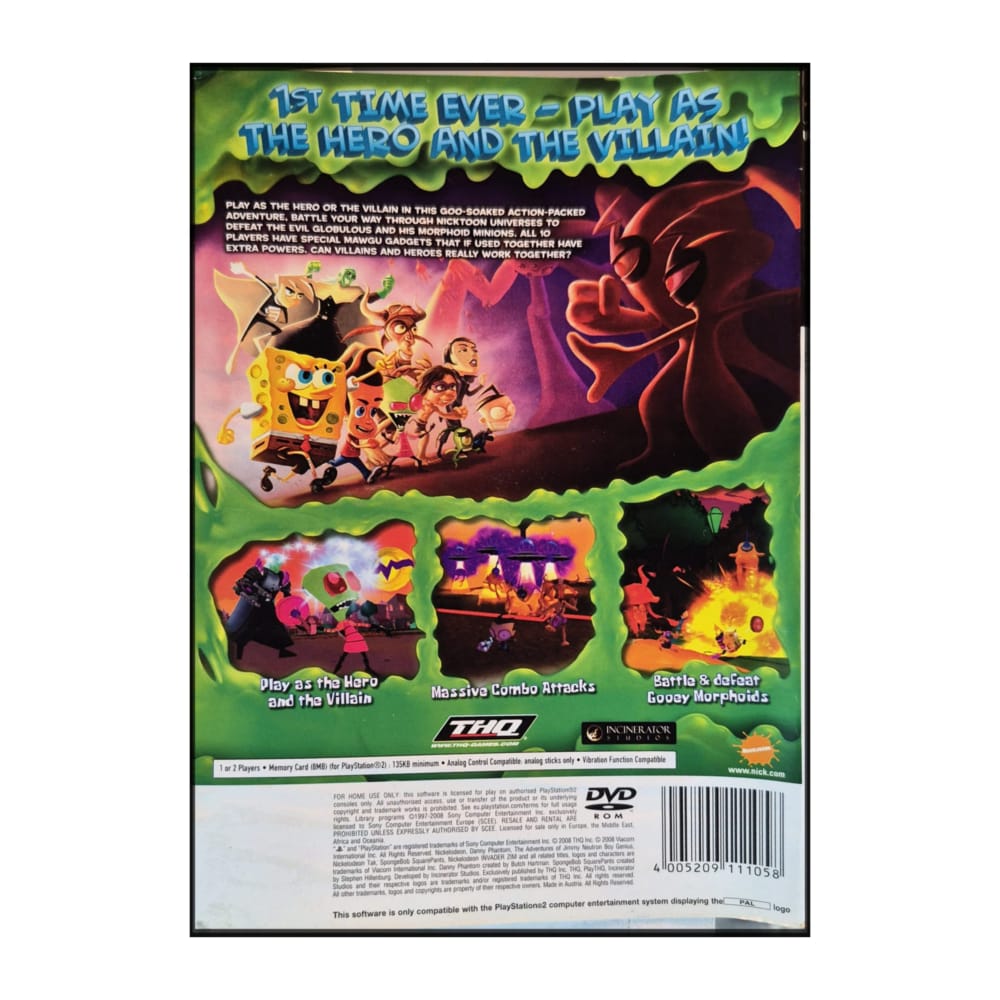 Nicktoons: Spongebob Squarepants: Globs Of Doom