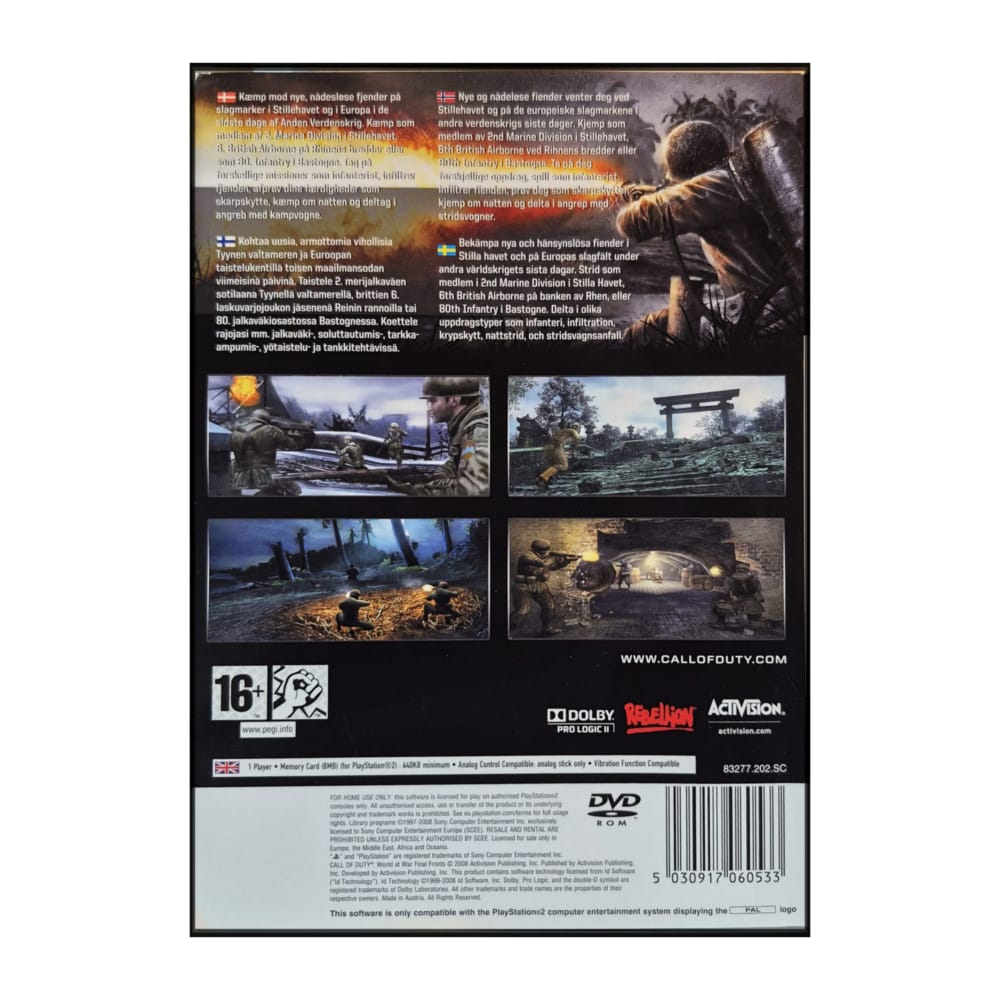 Call Of Duty: World At War: Final Fronts