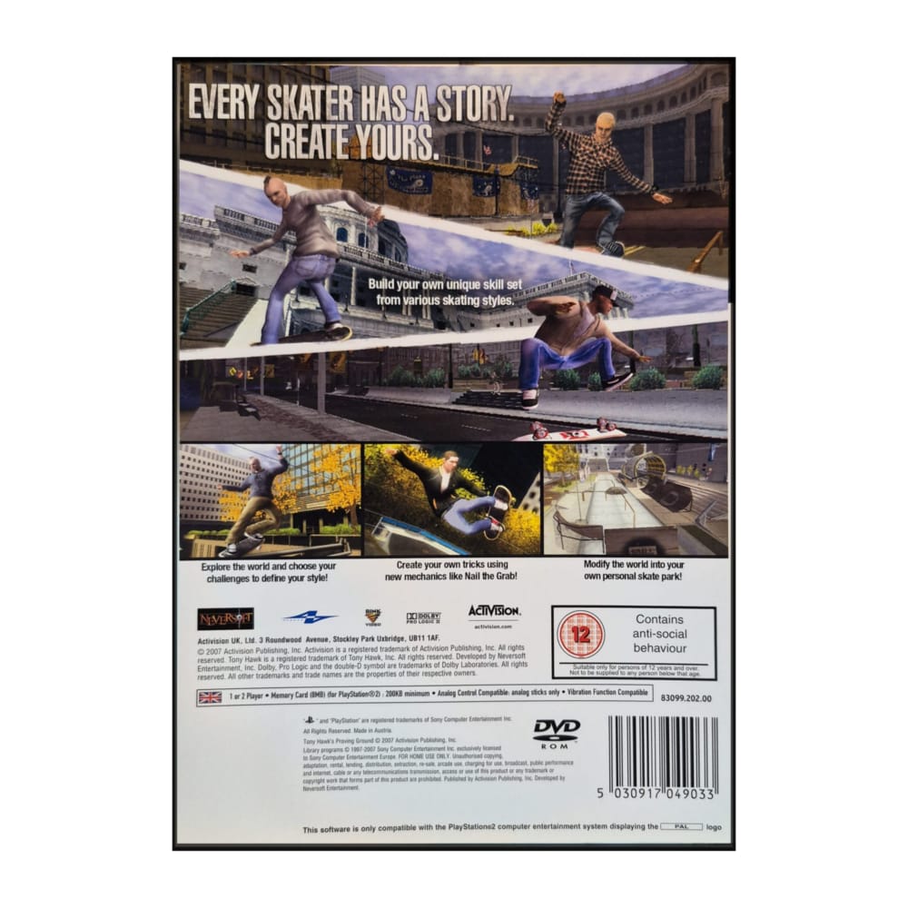 Tony Hawk'S Proving Ground