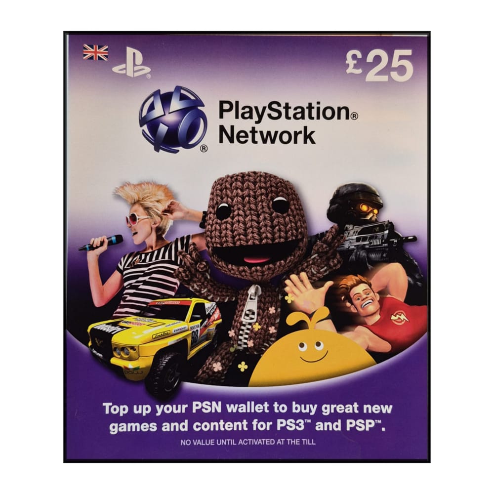 Playstation Network £25 Card