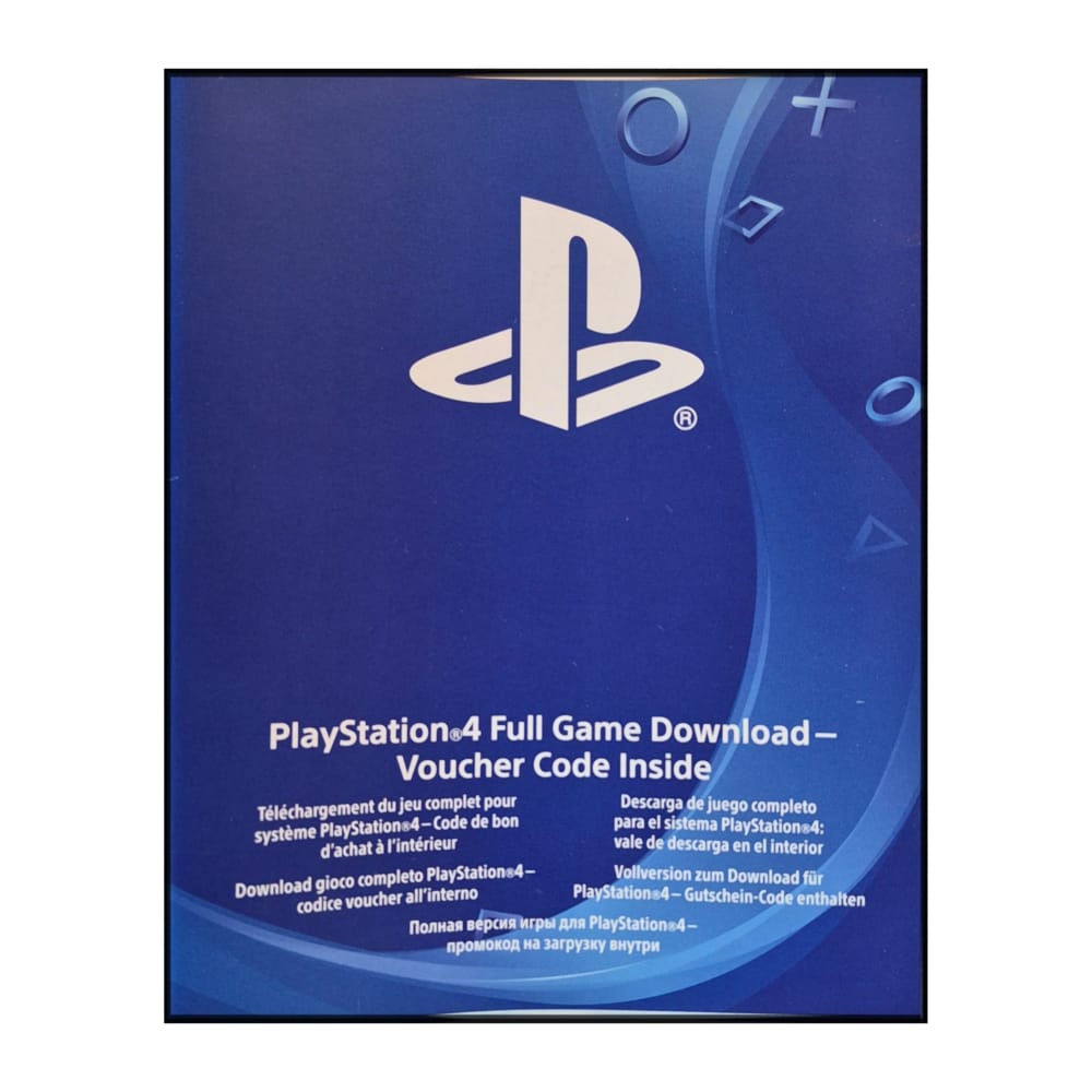 Playstation 4 Full Game Download Voucher