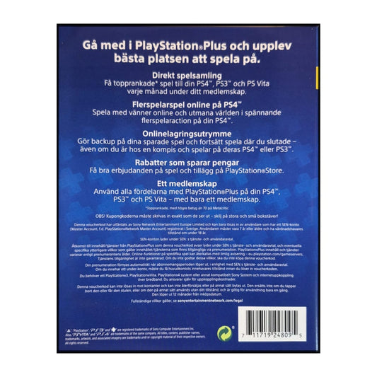 Playstation Plus 3-Month Membership