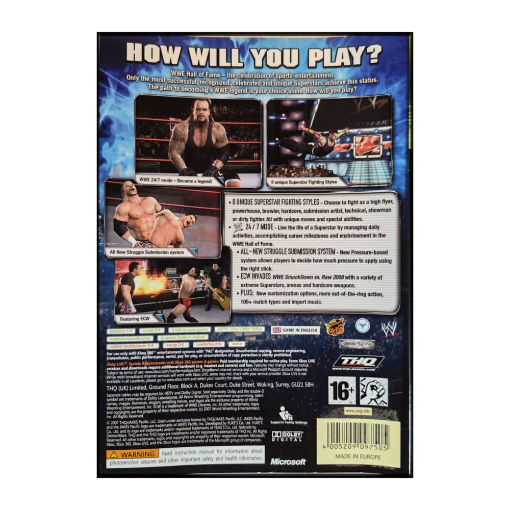 Wwe Smackdown Vs Raw 2008