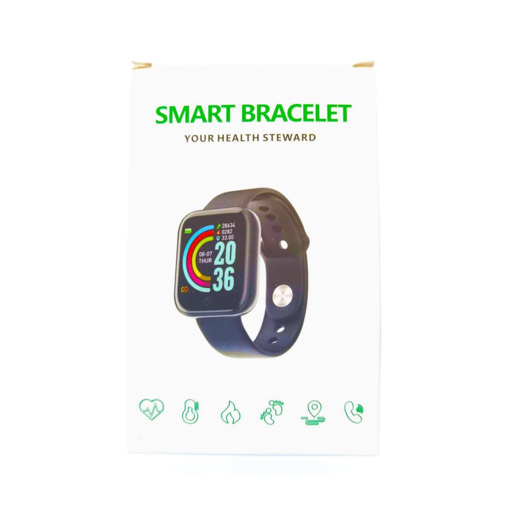 Watch: Smart Bracelet (Silver-White)