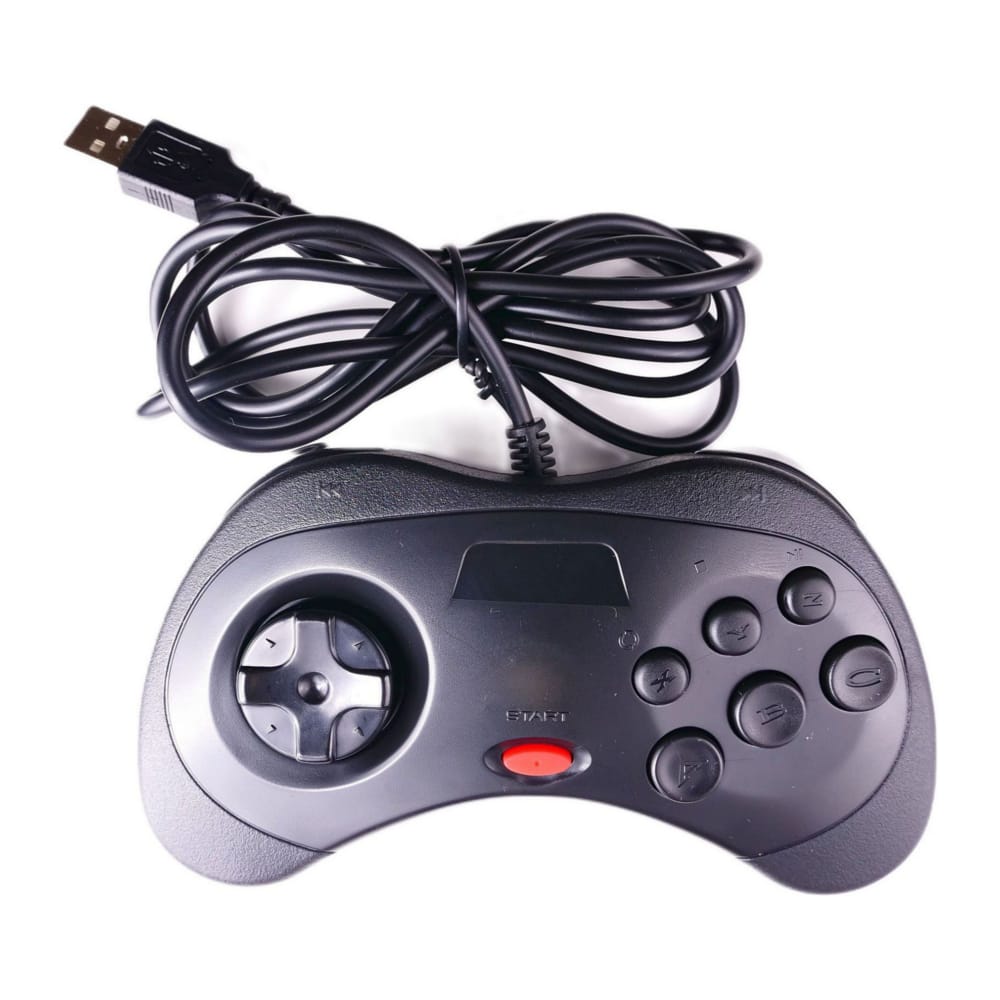 Sega Saturn: Controller Wired Usb (Black)