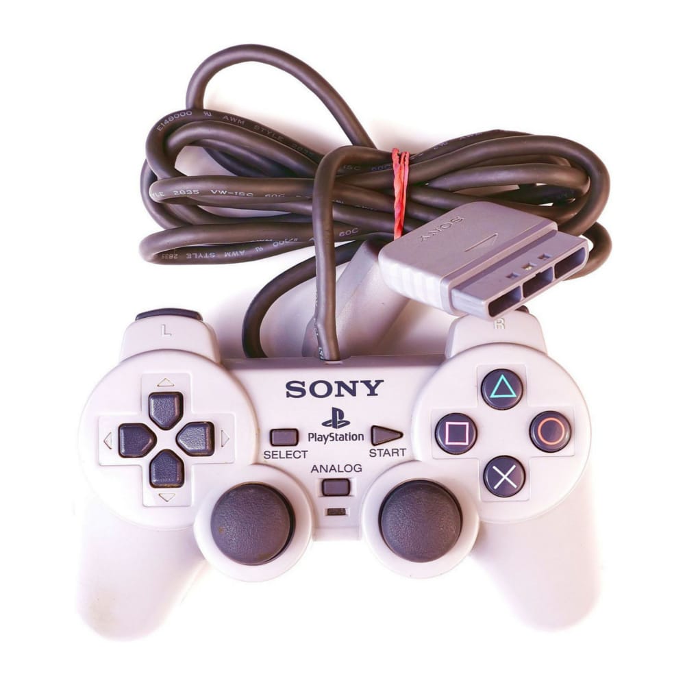 Playstation 1: Controller Wired Scph-1200 M (Grey) Ps1 Sony