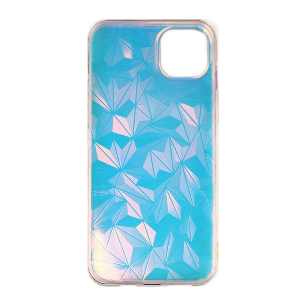 Holographic Argyle Case (Blue)