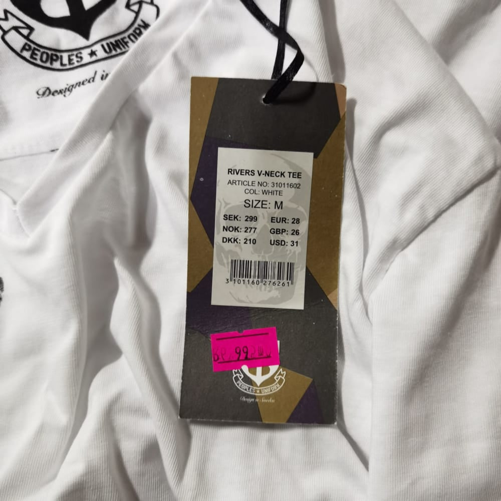 Peoples Uniform: Rivers V-Neck Tee (M)