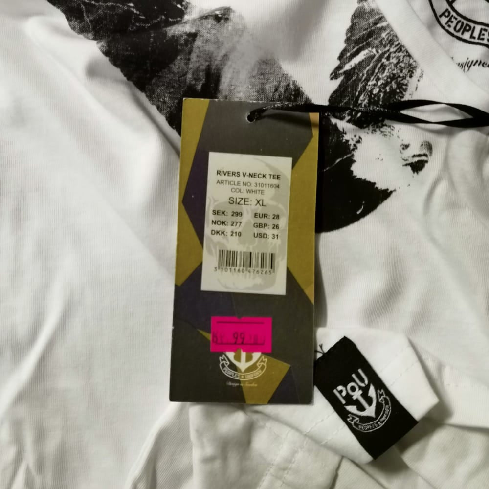 Peoples Uniform: Rivers V-Neck Tee (Xl)