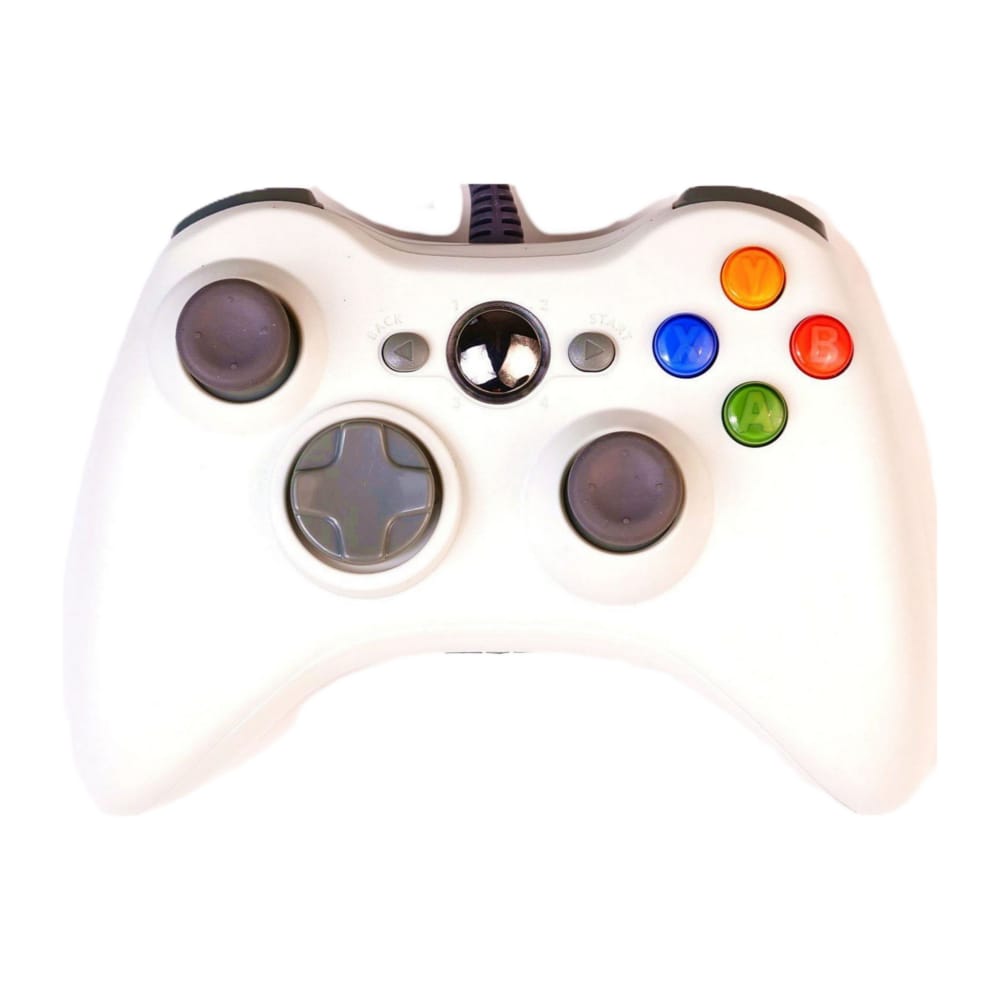 Xbox 360: Controller Wired (White)