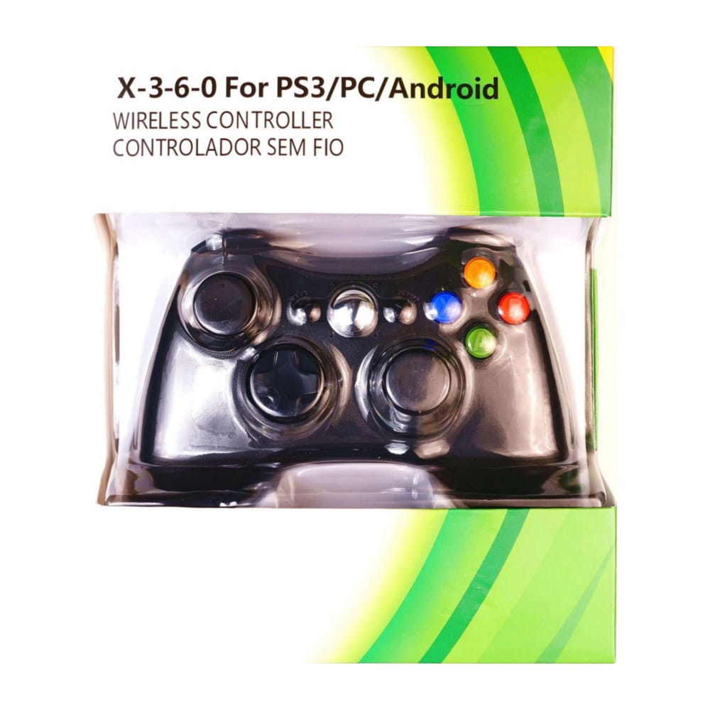 Xbox 360: Controller Wireless (Black)
