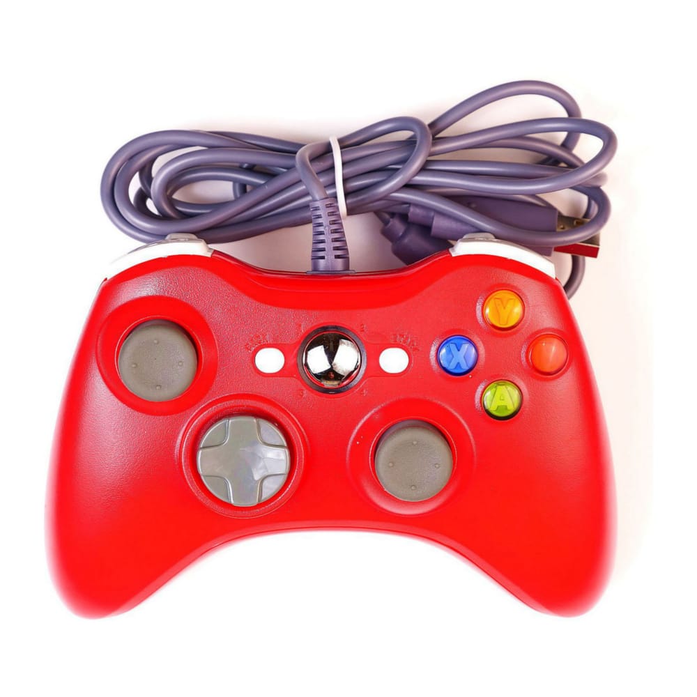 Xbox 360: Controller Wired (Red)