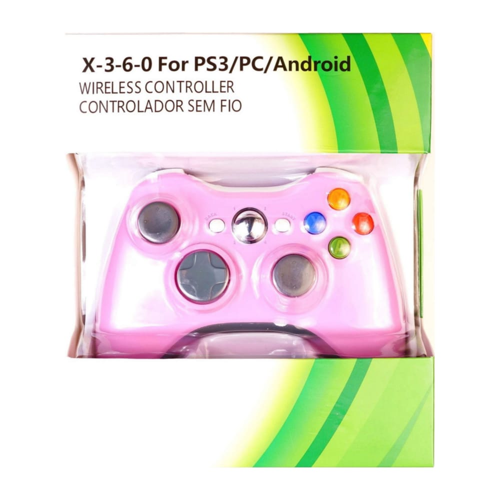 Xbox 360: Controller Wireless (Pink)