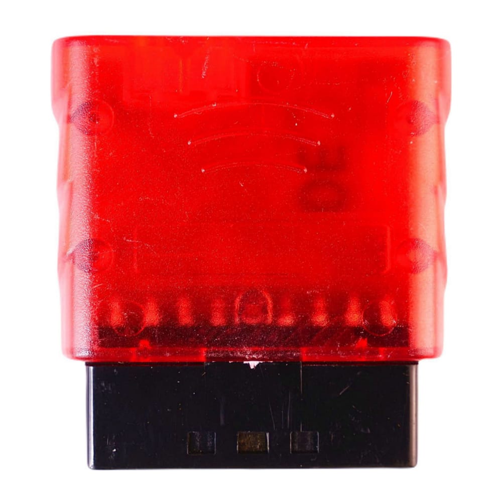 Playstation 2: Controller Wireless (Red Transparent)