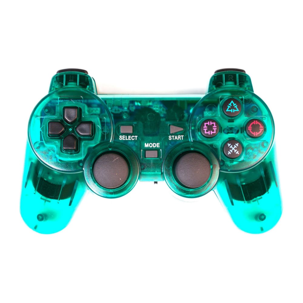 Playstation 2: Controller Wireless (Green Transparent)