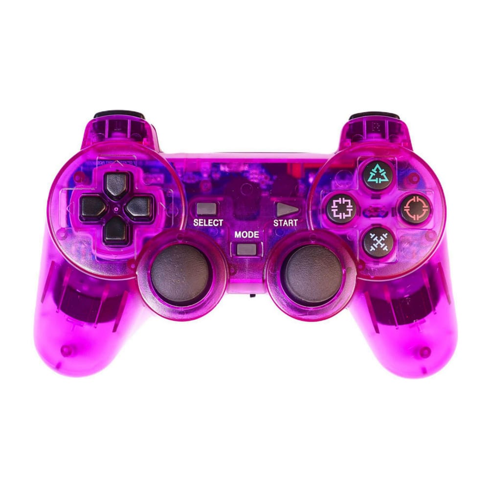 Playstation 2: Controller Wireless (Purple Transparent)