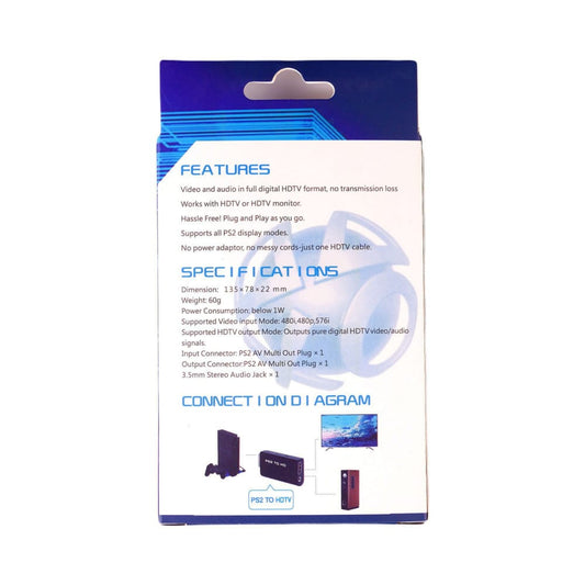 Playstation 2: Av To Hdmi Conveter (Black) Ps2