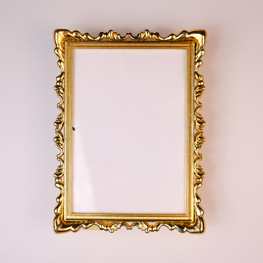 Glass & Plastic Picture Frame With Stand (10x14cm)