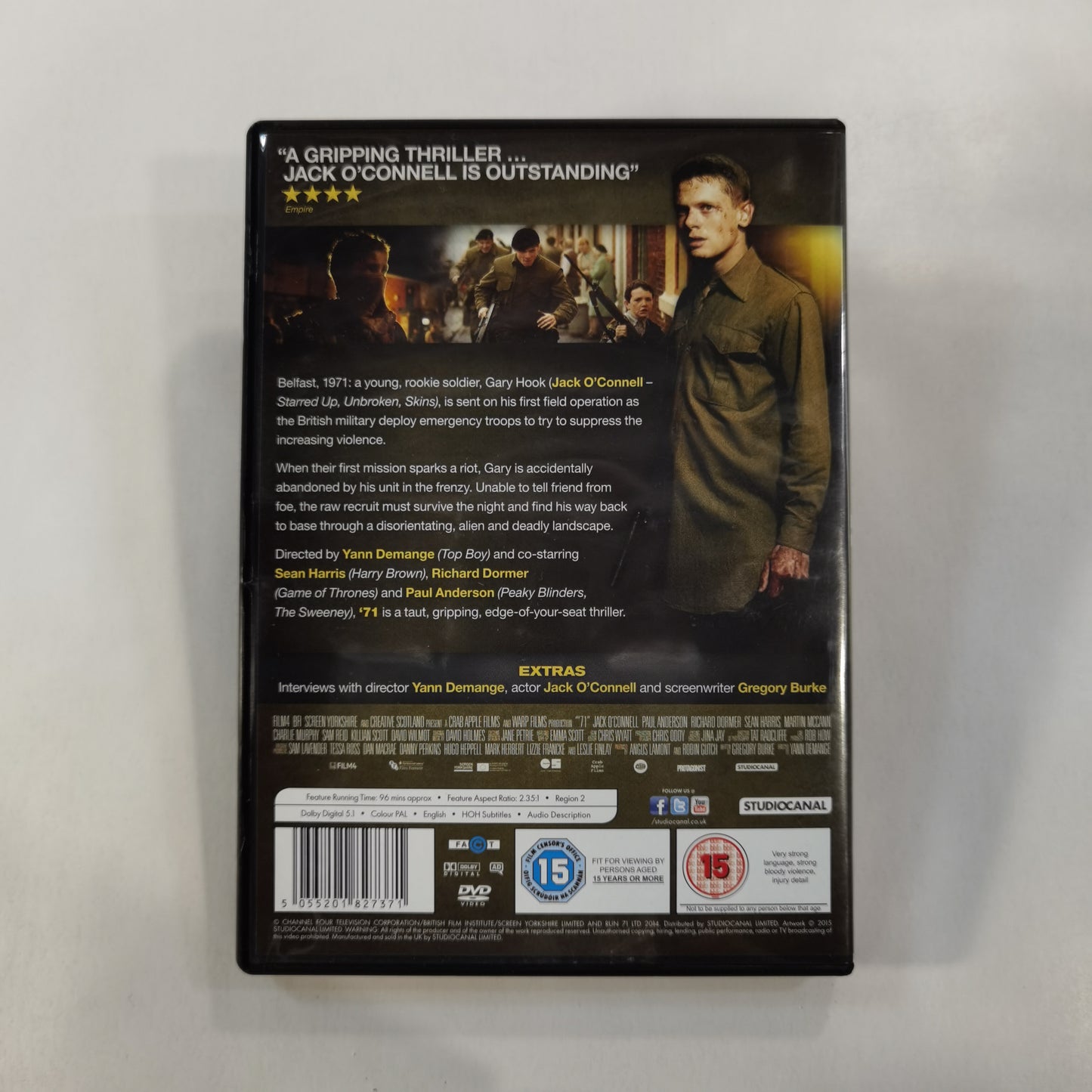 '71 (2014) - DVD UK 2015
